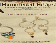 Tablet Screenshot of hammeredhoops.com